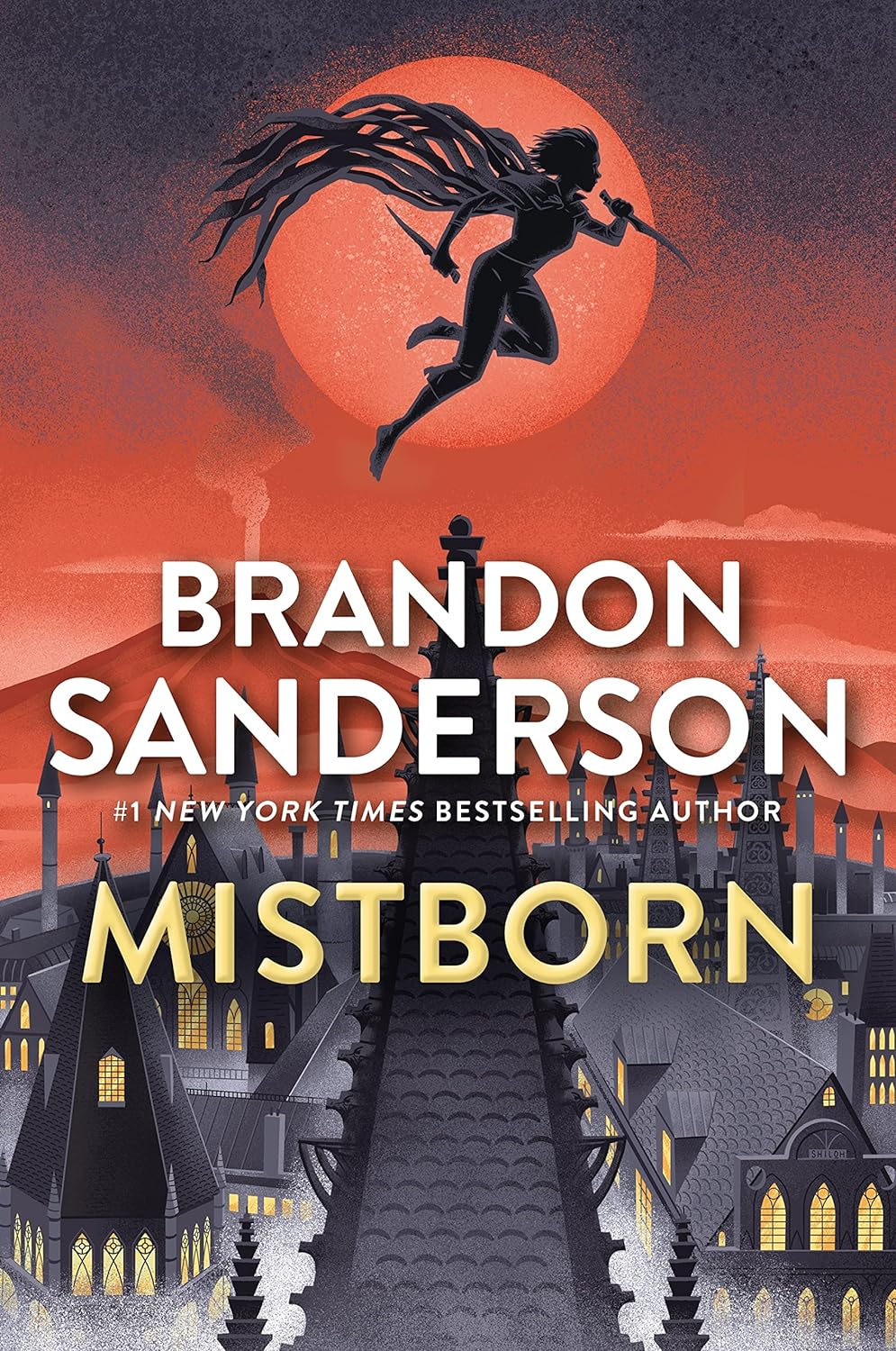 Mistborn by Brandon Sanderson — book cover